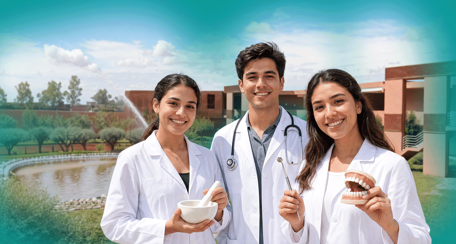 Étudiants en sciences de la santé à l'Université Privée de Marrakech